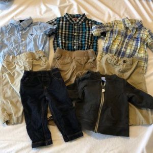 Lot of 4 boys outfits 9-12 months